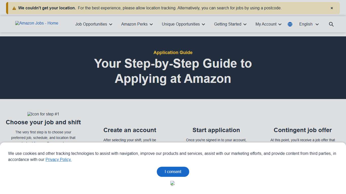Amazon Jobs Application Guide